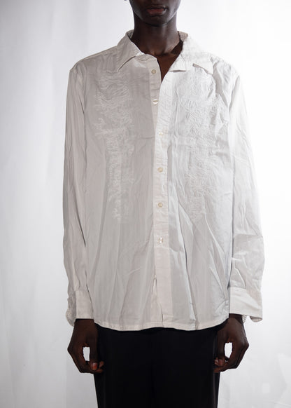 White Pattern Shirt