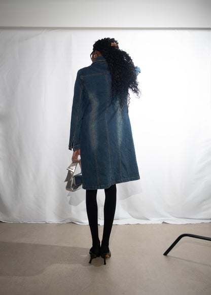 Long Denim Coat